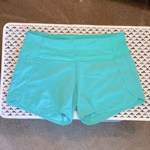 Lululemon Seafoam Shorts